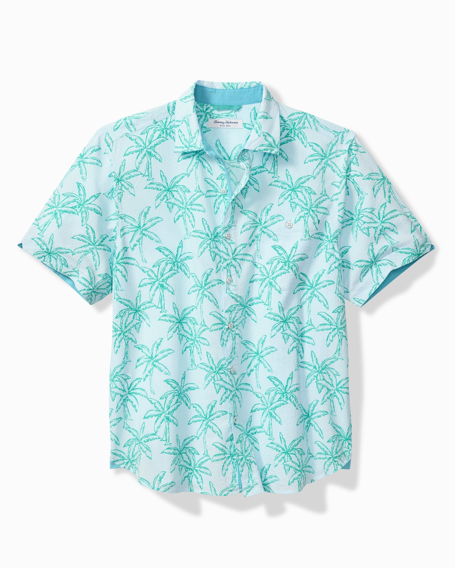 Nova Wave Royal Palmetto Cotton-Blend Shirt (ST327145)