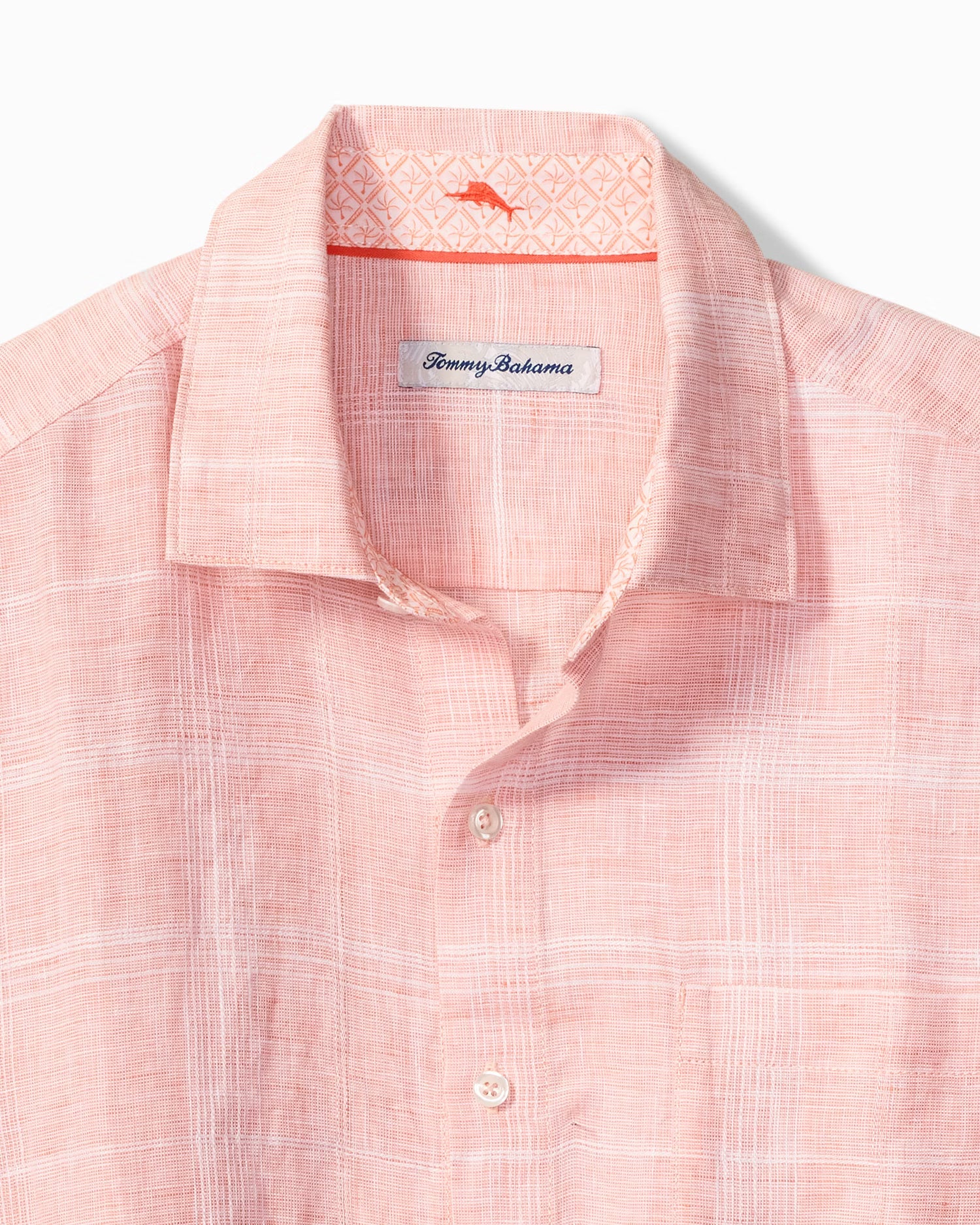 Paradisio Plaid Linen Long-Sleeve Shirt (ST327160)
