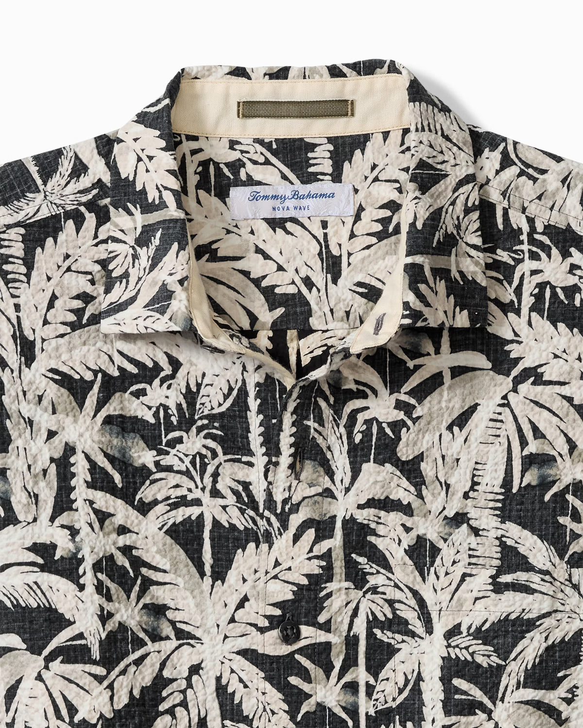 Nova Wave Nero Palms Cotton-Blend Shirt (ST327623)