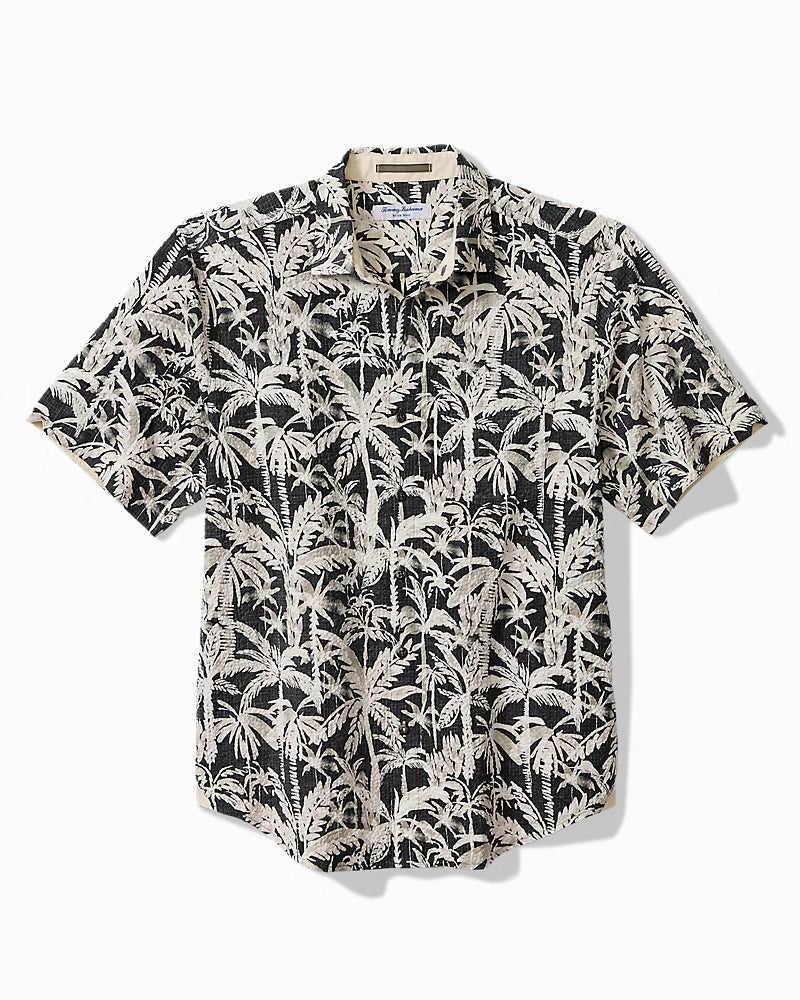 Nova Wave Nero Palms Cotton-Blend Shirt (ST327623)
