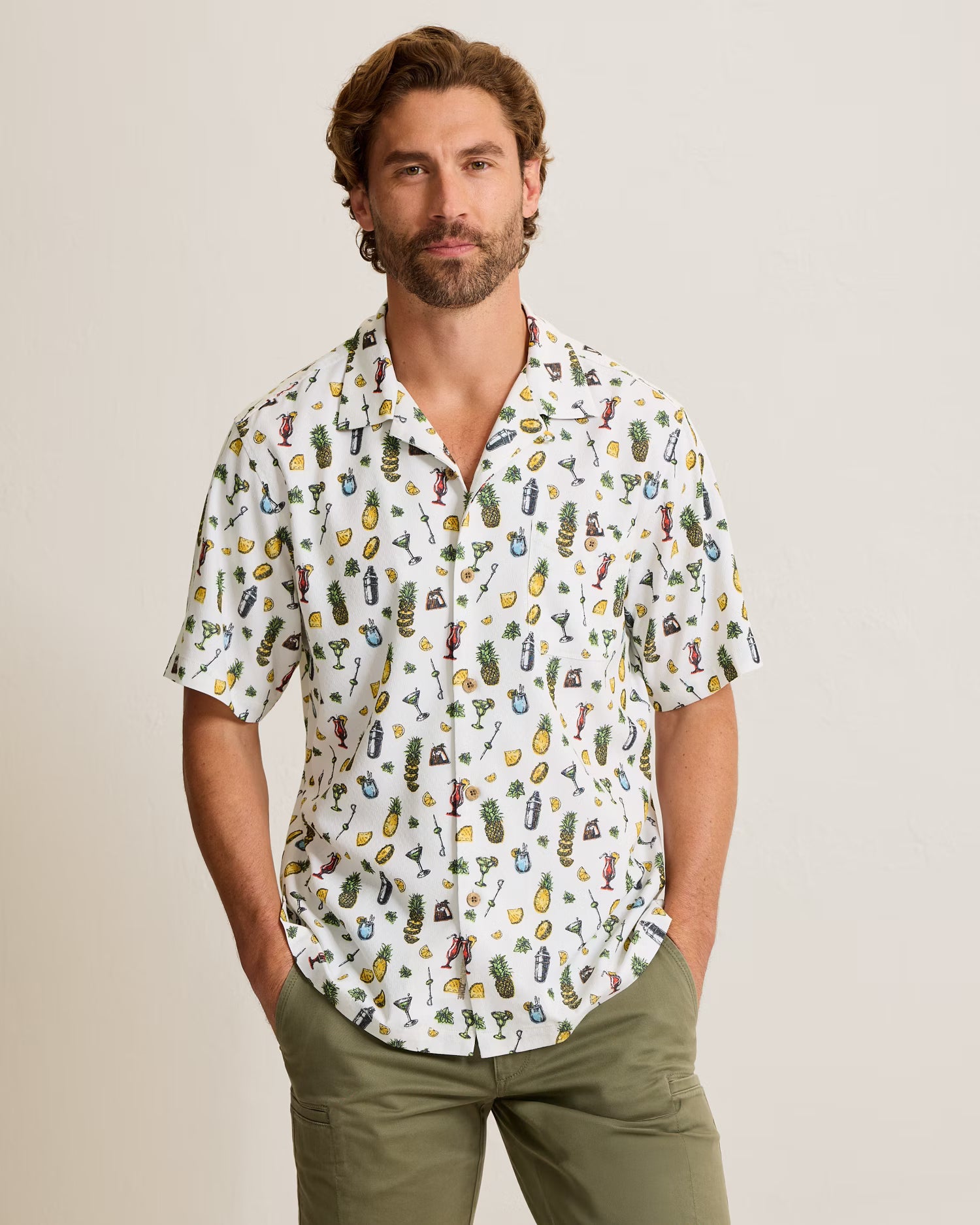 Coastal Ease Shake & Sip IslandZone® Camp Shirt (ST327703)