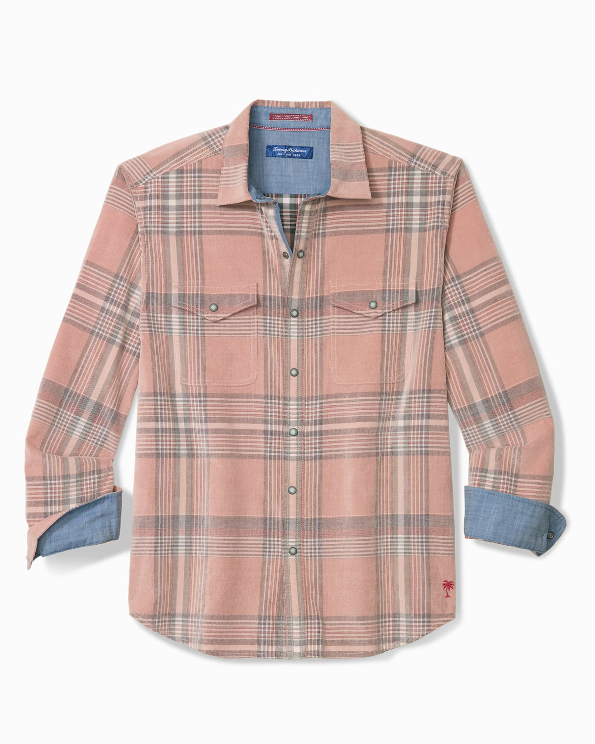 Coastline Cord Acadia Plaid Shirt (ST327823)
