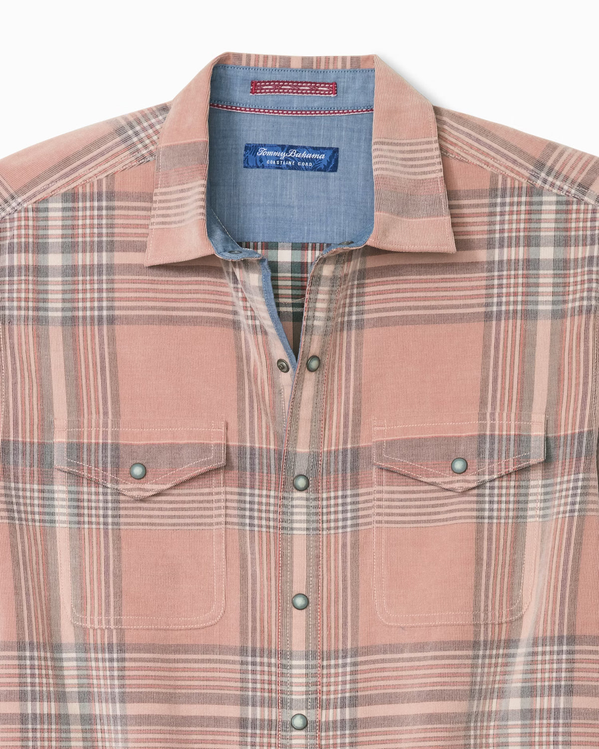 Coastline Cord Acadia Plaid Shirt (ST327823)