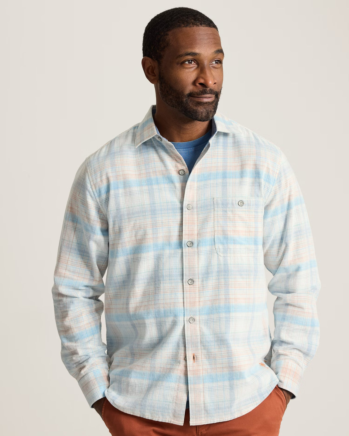 Coastline Cord Truly Check Shirt (ST327832)