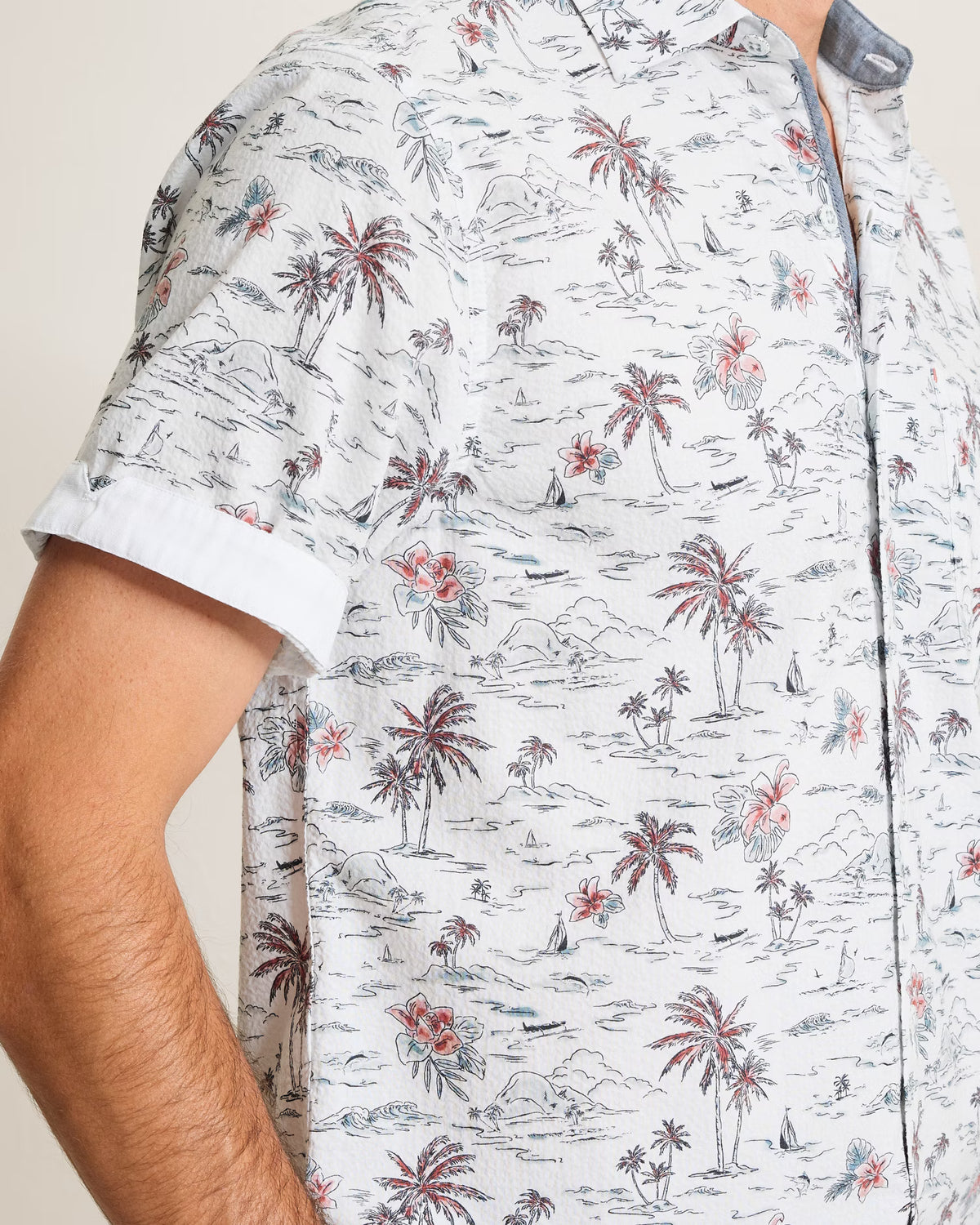 Nova Wave Sweetwater Scenic Cotton-Blend Shirt (ST327980)