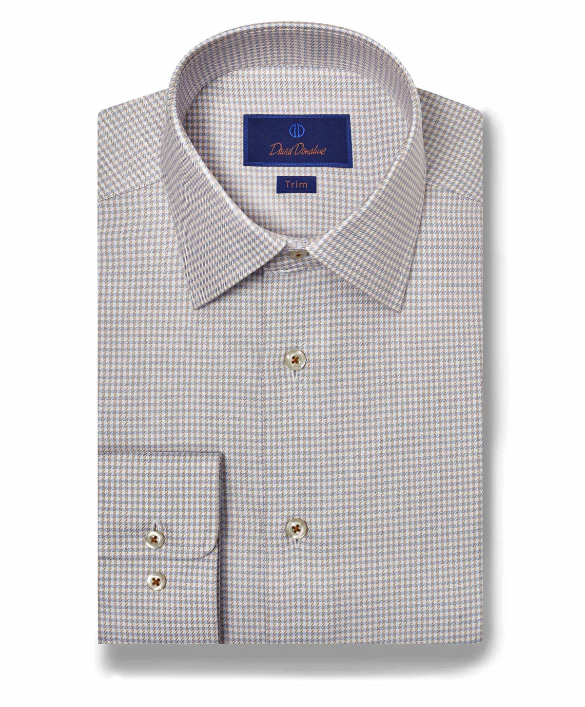 Richard Rodd Sky & Dune Twill Checkered Shirt (TBSP10800489)