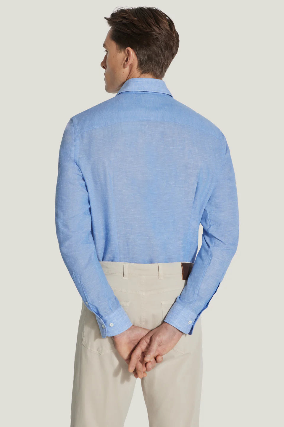 Clandeboye Linen Long Sleeve Shirt